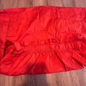 Red/Orange Halogen drawstring skirt